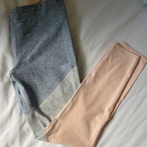 Outdoor Voices Springs 7/8 Legging (M) Grey/Pink